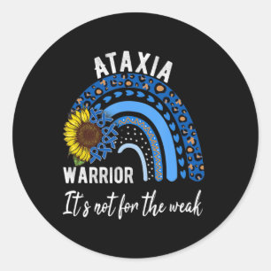 Sticker Rond Chemises Ataxia, T-shirts de sensibilisation T1