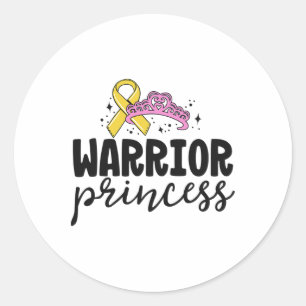 Sticker Rond Chemises contre le cancer de l'enfant pour garçons