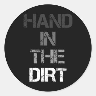 Sticker Rond Chemises De Football Lineman Pour Homme Gants Main