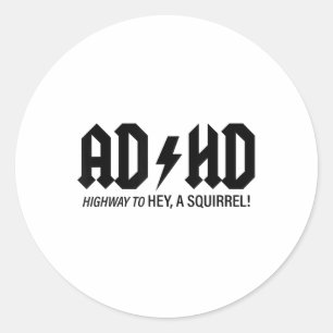 Sticker Rond Chemises De Sensibilisation À La Santé Mentale Et