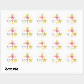 Sticker Rond Chemises et cadeaux Ballet Star (Feuille)