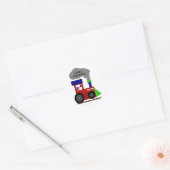 Sticker Rond Chemises et cadeaux Choo Choo Train (Enveloppe)