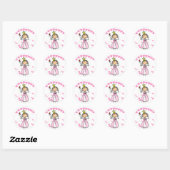 Sticker Rond Chemises et cadeaux Heart Princess (Feuille)