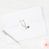 Sticker Rond Chemises et cadeaux Stethoscope (Enveloppe)