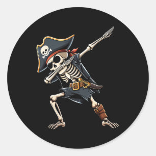 Sticker Rond Chemises Halloween pour hommes garçons enfants squ