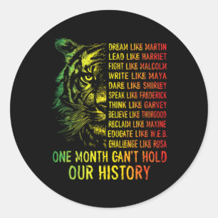 Sticker Rond Chemises Histoire Noire-Histoire Mois Noir Rêve Co
