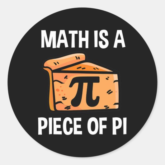 Sticker Rond Chemises Jour Pi Funny5 (Devant)