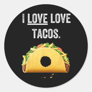 Sticker Rond Chemises Taco Pour Hommes Drôle Cinco De Mayo Mexi