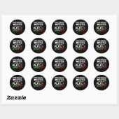 Sticker Rond Chemist Coffee (Feuille)