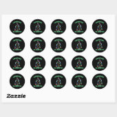 Sticker Rond Chemistree Oh Chemistree Oh Chemist (Feuille)