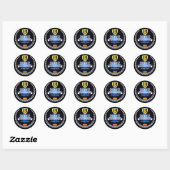 Sticker Rond Chemnitz (Feuille)