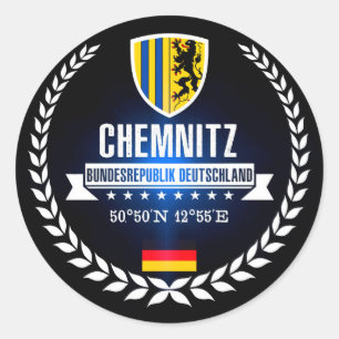 Sticker Rond Chemnitz