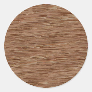 Sticker Rond Chêne Graisse de bois Look