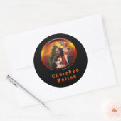 Sticker Rond Cherokee (Enveloppe)
