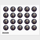 Sticker Rond Cherokee (Feuille)