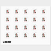 Sticker Rond Cherokee (Feuille)