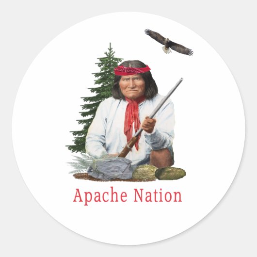 Sticker Rond Cherokee (Devant)