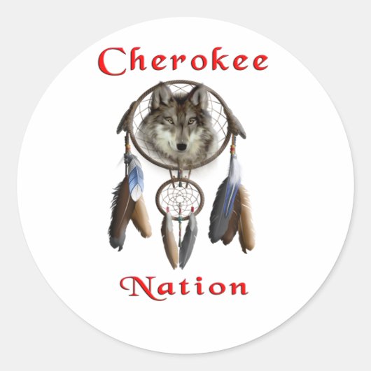 Sticker Rond Cherokee (Devant)