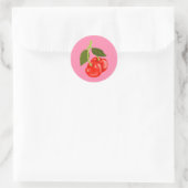Sticker Rond Cherries (Sac)