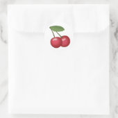Sticker Rond Cherries Emoji (Sac)