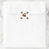 Sticker Rond Cherries Galore Design (Sac)
