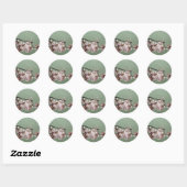 Sticker Rond Cherry Blossom Washington DC (Feuille)