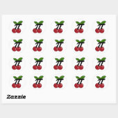 Sticker Rond Cherry Pi (Feuille)