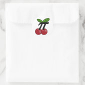 Sticker Rond Cherry Pi (Sac)