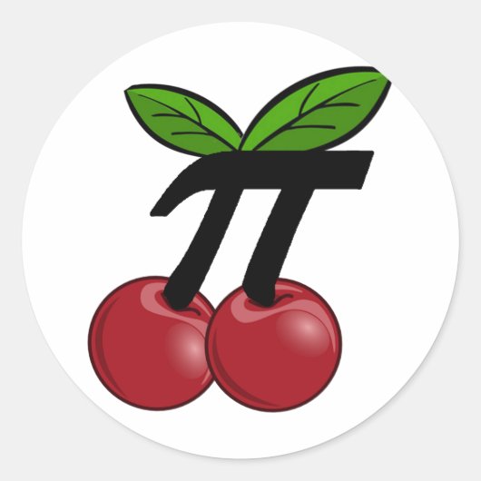Sticker Rond Cherry Pi (Devant)