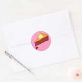 Sticker Rond Cherry Pie Heart (Enveloppe)