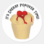 Sticker Rond Cherry Popover (Devant)