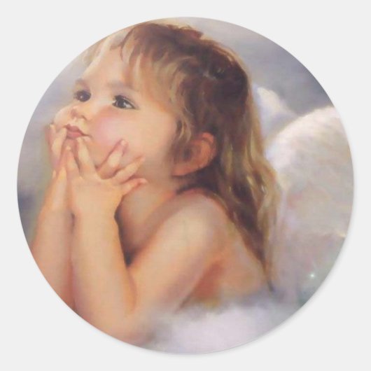 Sticker Rond Cherub Angel (Devant)