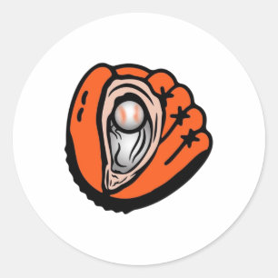 Sticker Rond Chesapeake-huîtres-catchers-bysebyll
