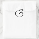 Sticker Rond Cheshire Cat (Sac)