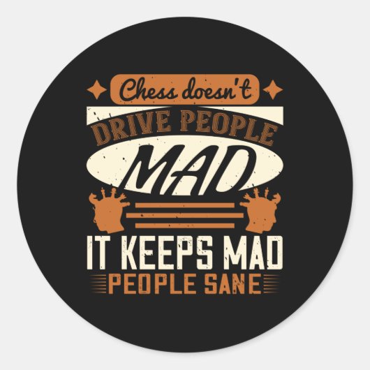 Sticker Rond Chess (Devant)