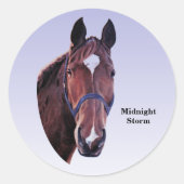 Sticker Rond Cheval (Devant)