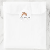 Sticker Rond cheval (Sac)