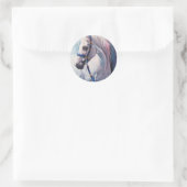 Sticker Rond Cheval (Sac)