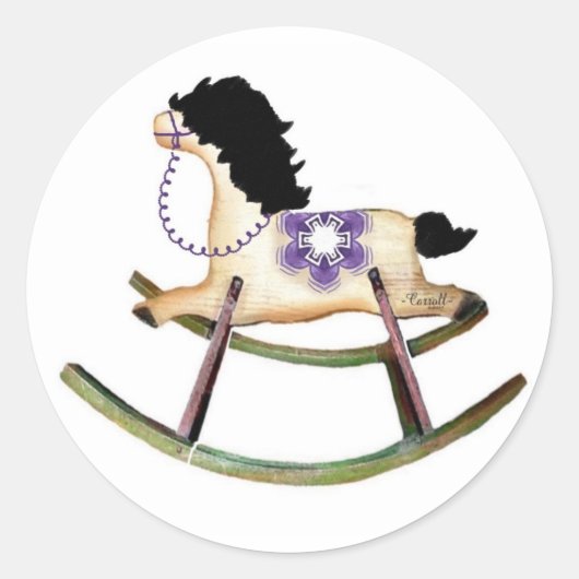 Sticker Rond Cheval (Devant)