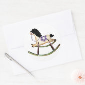 Sticker Rond Cheval (Enveloppe)