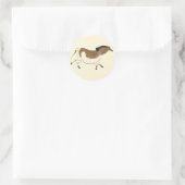 Sticker Rond Cheval chinois (Sac)