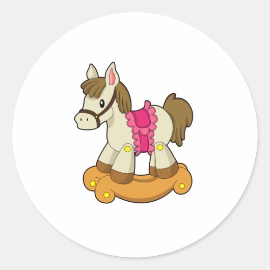 Sticker Rond Cheval comme Cheval Rocking.PNG (Devant)