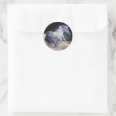 Sticker Rond Cheval en action (Sac)