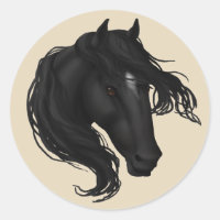 Cheval noir