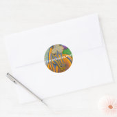 Sticker Rond Cheval sauvage (Enveloppe)