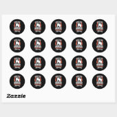 Sticker Rond Cheval Show Maman (Feuille)