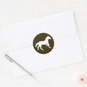 Sticker Rond cheval simple (Enveloppe)