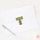 Sticker Rond Cheval Tshirts et cadeaux (Enveloppe)