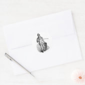 Sticker Rond Chevalier (Enveloppe)
