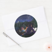 Sticker Rond Chevaliers d'été (Enveloppe)